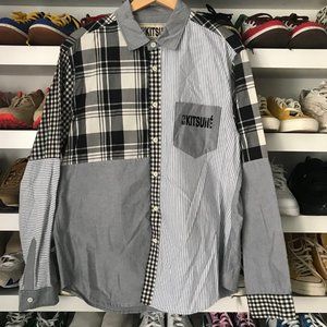 MAISON KITSUNE x NBA Patchwork Shirt